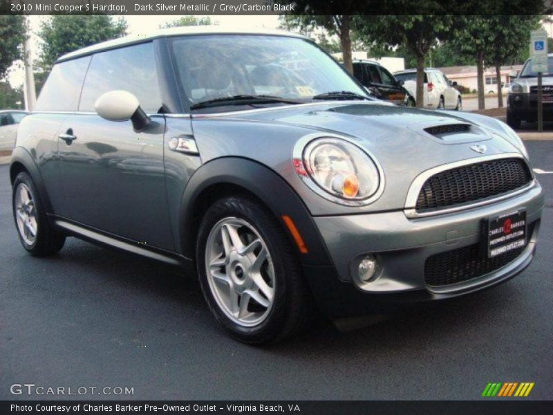 Dark Silver Metallic / Grey/Carbon Black 2010 Mini Cooper S Hardtop