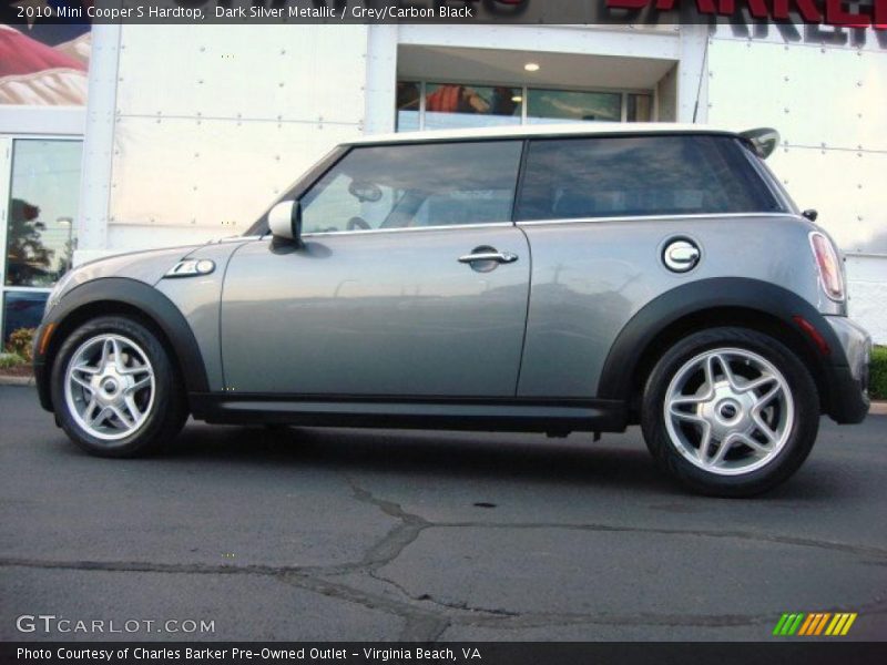 Dark Silver Metallic / Grey/Carbon Black 2010 Mini Cooper S Hardtop