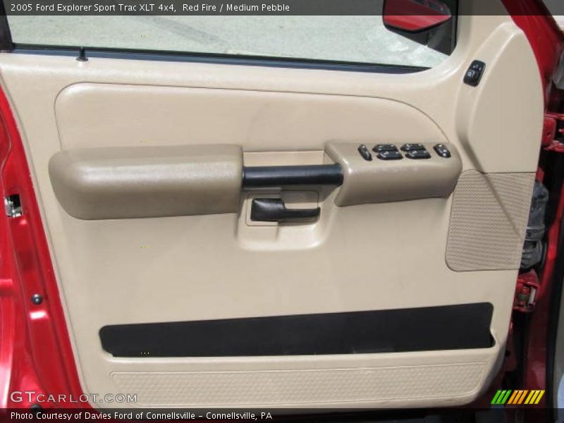 Red Fire / Medium Pebble 2005 Ford Explorer Sport Trac XLT 4x4