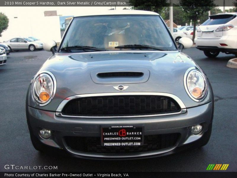 Dark Silver Metallic / Grey/Carbon Black 2010 Mini Cooper S Hardtop