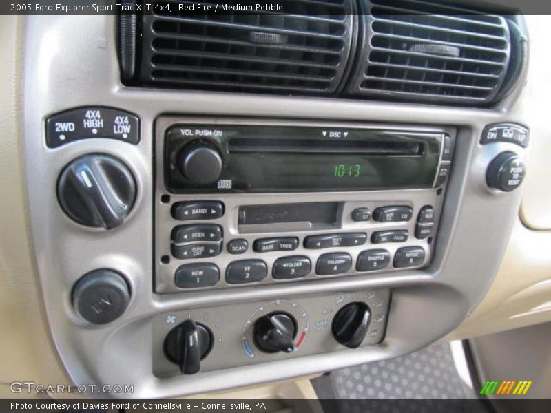 Red Fire / Medium Pebble 2005 Ford Explorer Sport Trac XLT 4x4