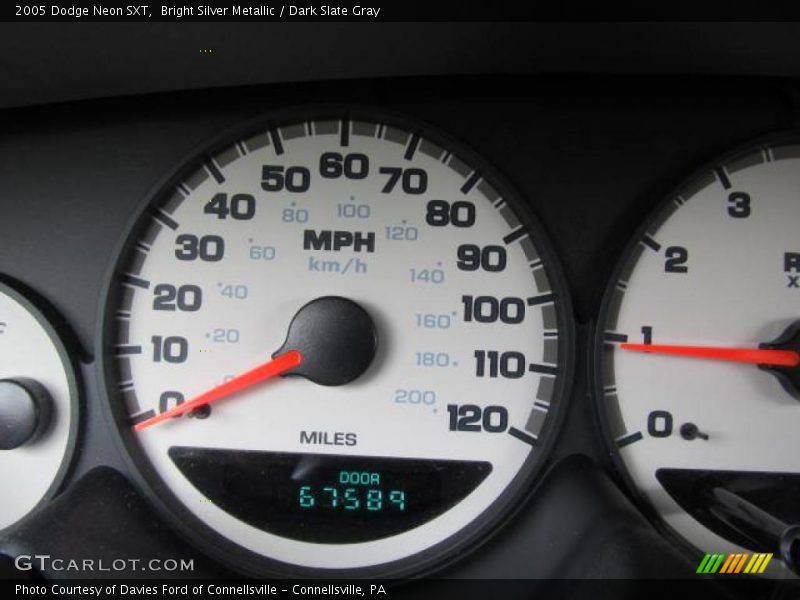 Bright Silver Metallic / Dark Slate Gray 2005 Dodge Neon SXT