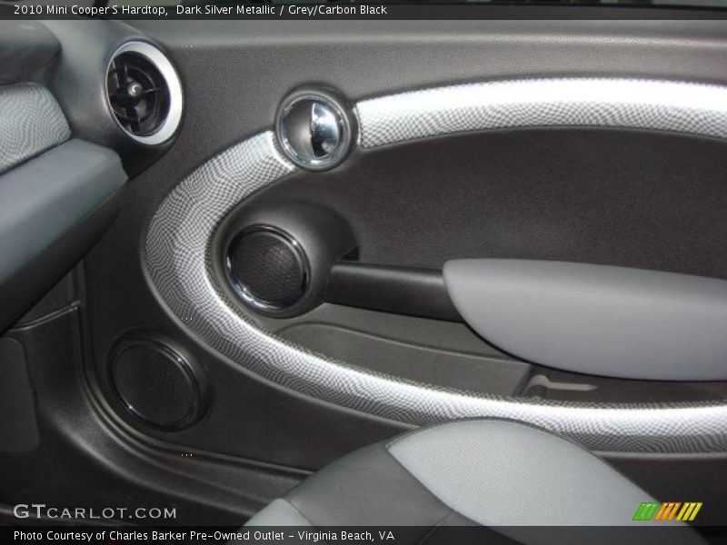 Dark Silver Metallic / Grey/Carbon Black 2010 Mini Cooper S Hardtop