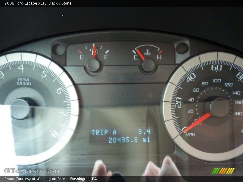 Black / Stone 2008 Ford Escape XLT