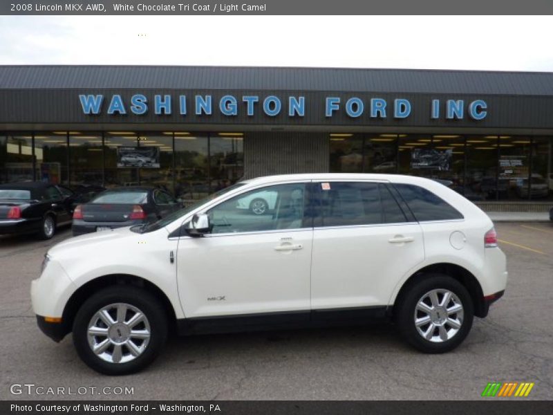 White Chocolate Tri Coat / Light Camel 2008 Lincoln MKX AWD