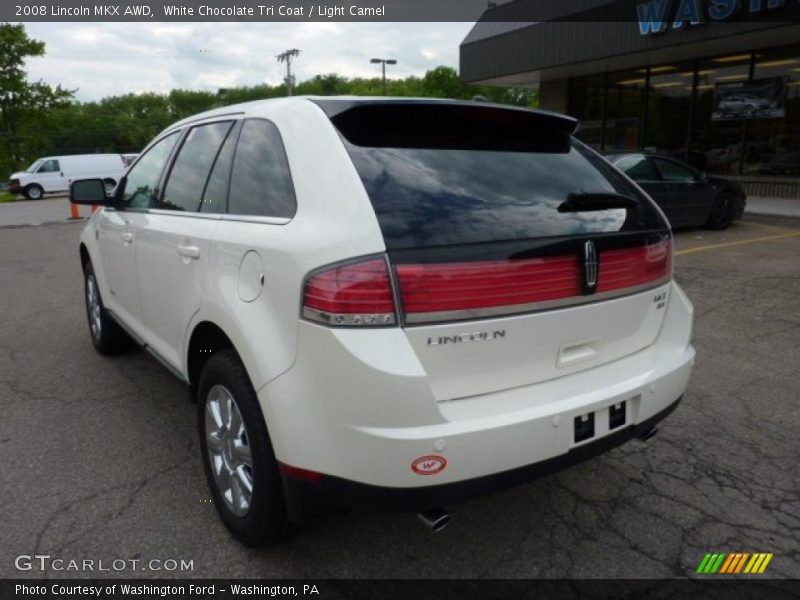 White Chocolate Tri Coat / Light Camel 2008 Lincoln MKX AWD