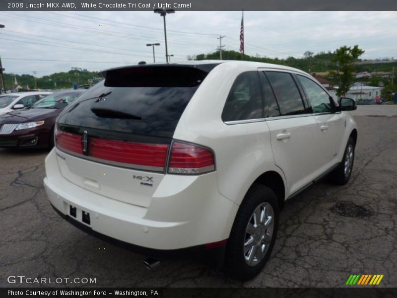 White Chocolate Tri Coat / Light Camel 2008 Lincoln MKX AWD