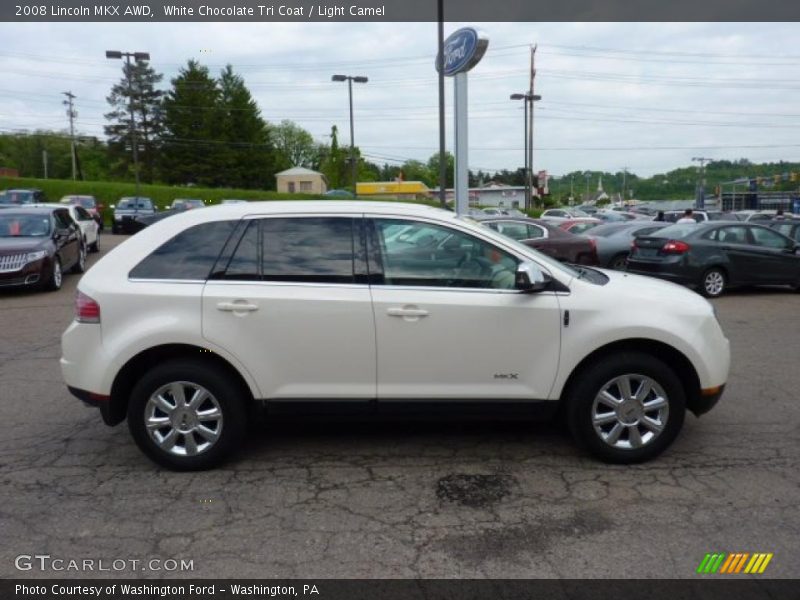 White Chocolate Tri Coat / Light Camel 2008 Lincoln MKX AWD