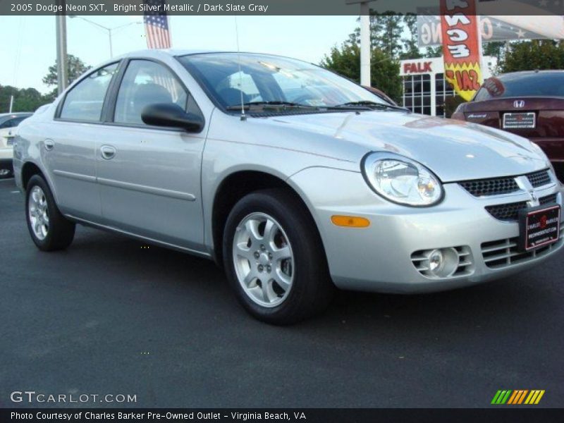 Bright Silver Metallic / Dark Slate Gray 2005 Dodge Neon SXT