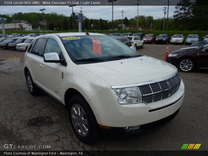 White Chocolate Tri Coat / Light Camel 2008 Lincoln MKX AWD