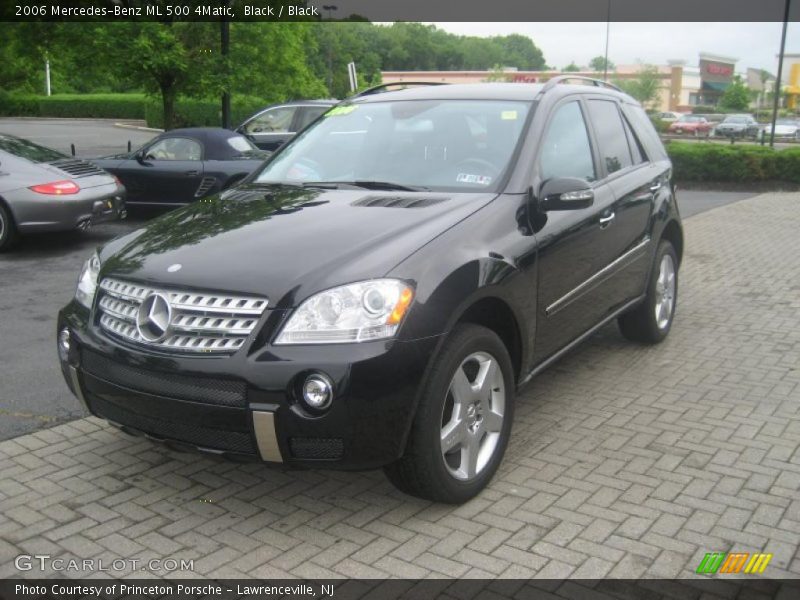 Black / Black 2006 Mercedes-Benz ML 500 4Matic