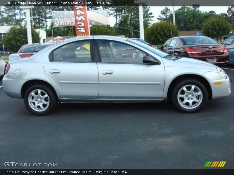 Bright Silver Metallic / Dark Slate Gray 2005 Dodge Neon SXT