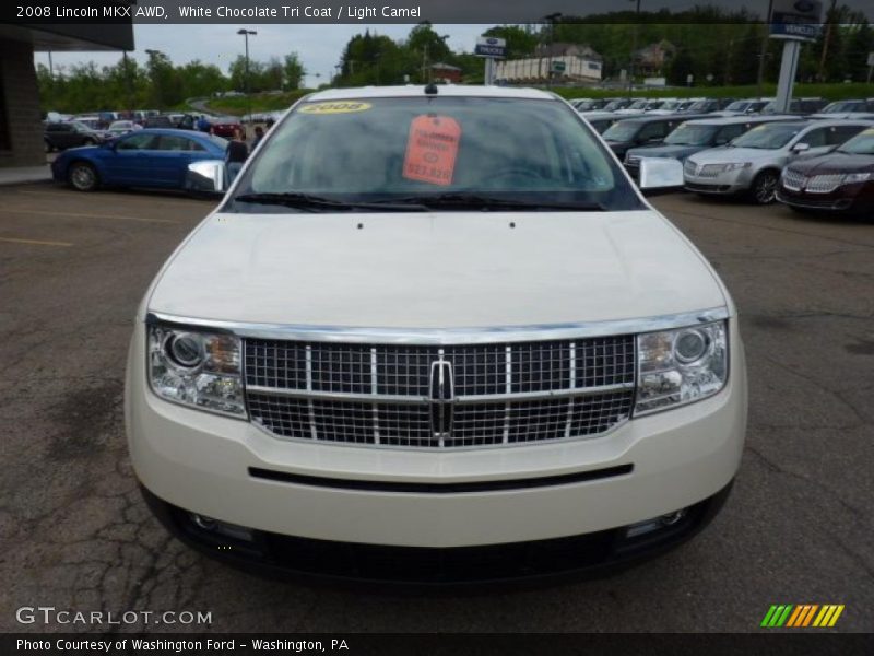 White Chocolate Tri Coat / Light Camel 2008 Lincoln MKX AWD