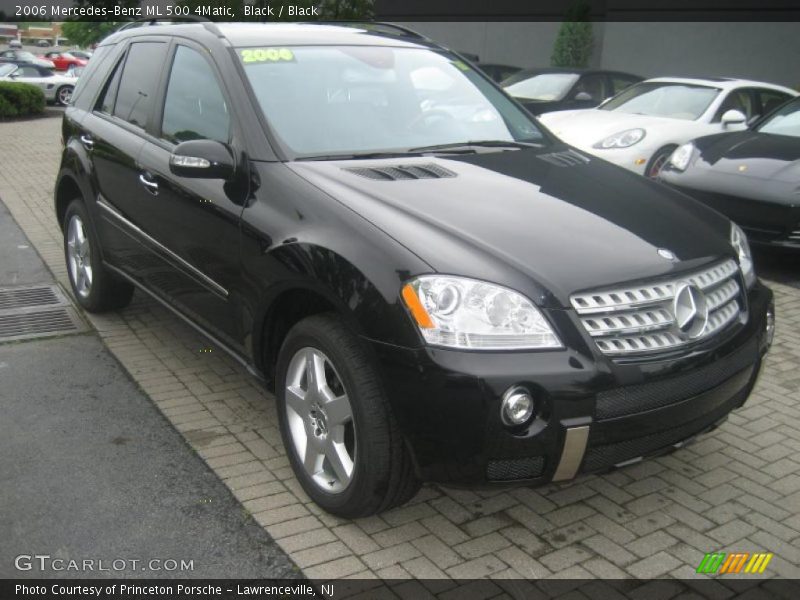 Black / Black 2006 Mercedes-Benz ML 500 4Matic