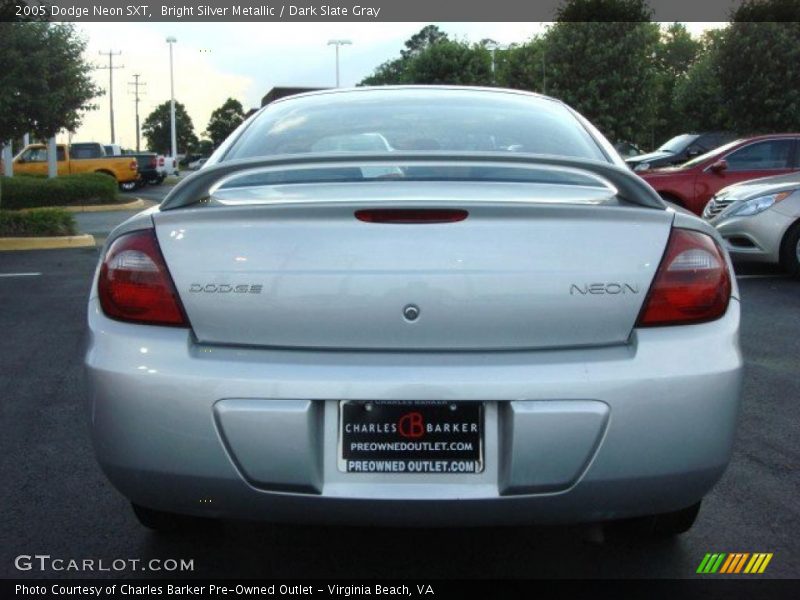 Bright Silver Metallic / Dark Slate Gray 2005 Dodge Neon SXT