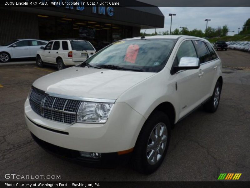 White Chocolate Tri Coat / Light Camel 2008 Lincoln MKX AWD