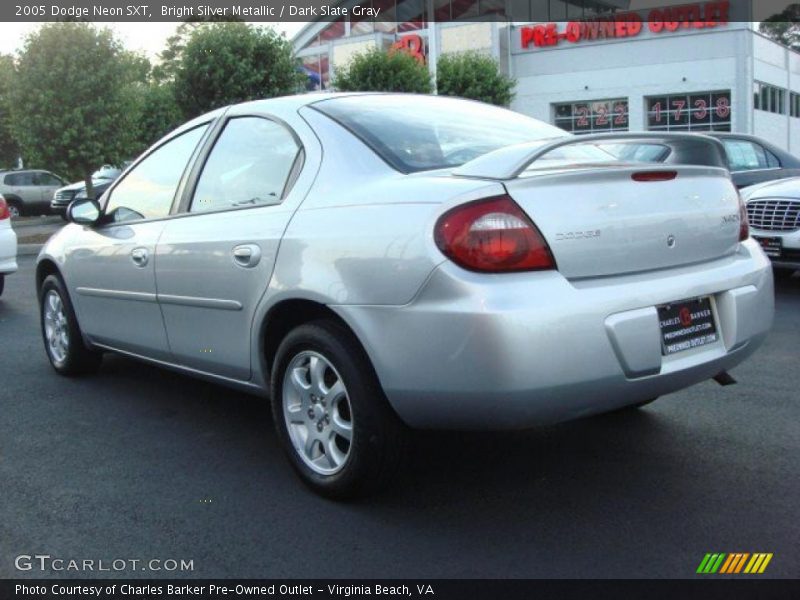 Bright Silver Metallic / Dark Slate Gray 2005 Dodge Neon SXT