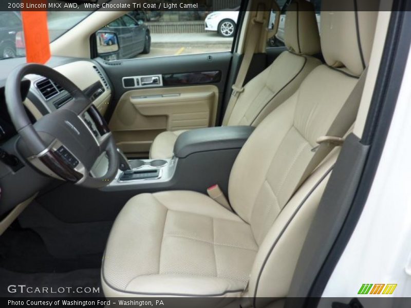 White Chocolate Tri Coat / Light Camel 2008 Lincoln MKX AWD