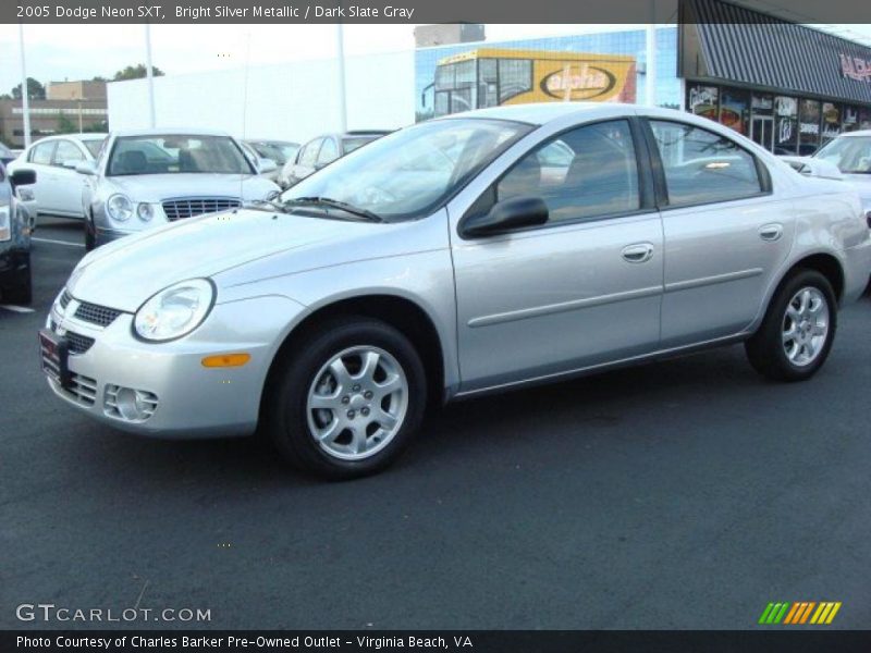 Bright Silver Metallic / Dark Slate Gray 2005 Dodge Neon SXT