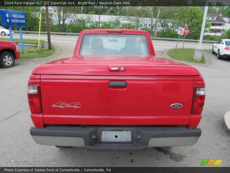 Bright Red / Medium Dark Flint 2004 Ford Ranger XLT SST SuperCab 4x4