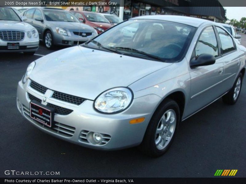 Bright Silver Metallic / Dark Slate Gray 2005 Dodge Neon SXT