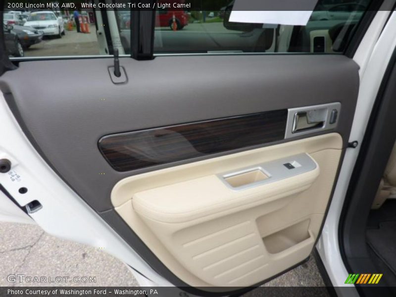 White Chocolate Tri Coat / Light Camel 2008 Lincoln MKX AWD