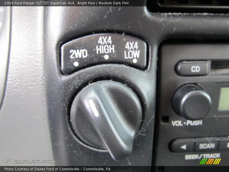 Bright Red / Medium Dark Flint 2004 Ford Ranger XLT SST SuperCab 4x4