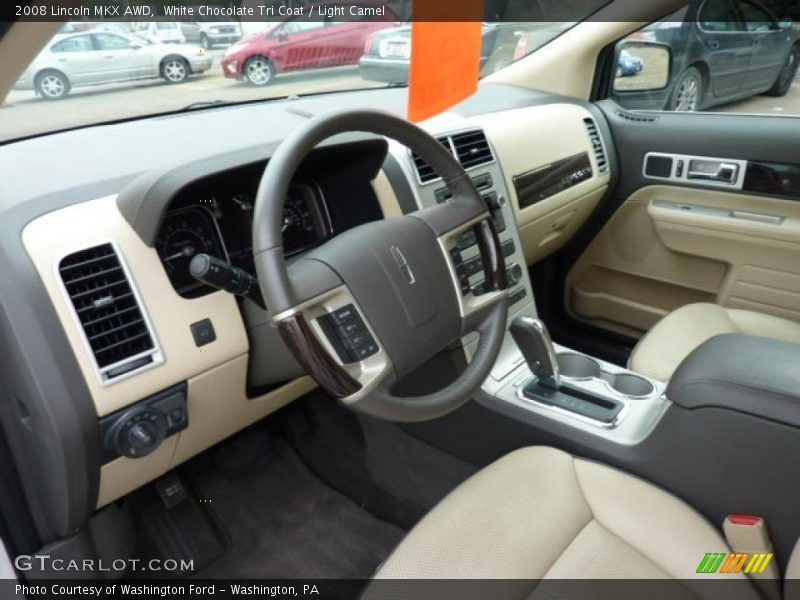 White Chocolate Tri Coat / Light Camel 2008 Lincoln MKX AWD