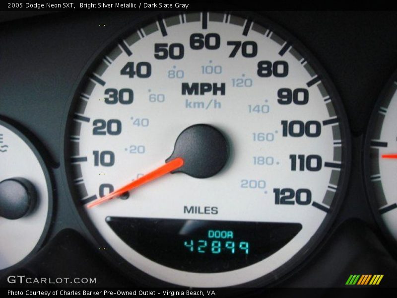 Bright Silver Metallic / Dark Slate Gray 2005 Dodge Neon SXT