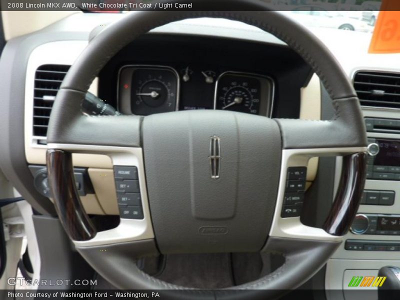 White Chocolate Tri Coat / Light Camel 2008 Lincoln MKX AWD