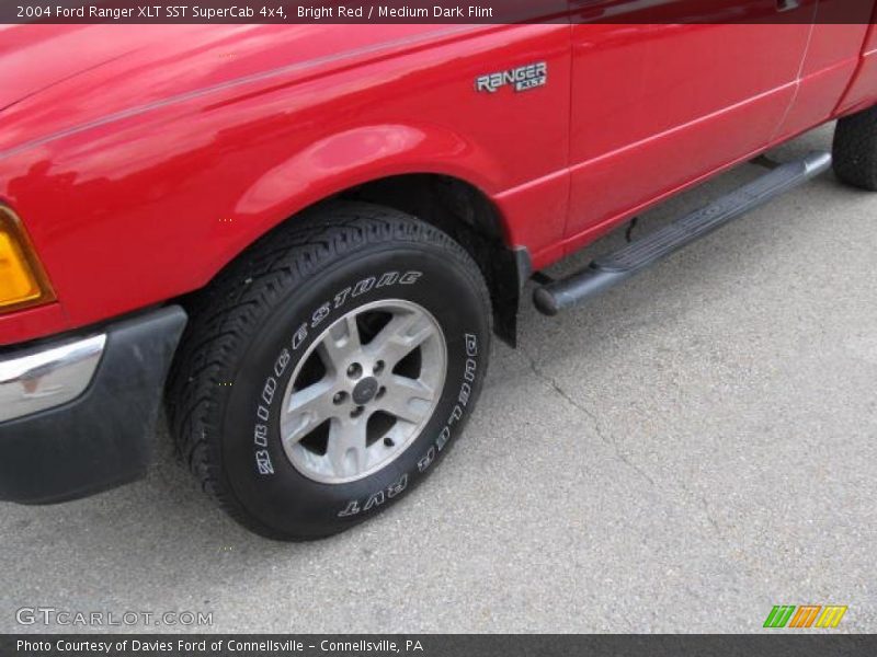 Bright Red / Medium Dark Flint 2004 Ford Ranger XLT SST SuperCab 4x4