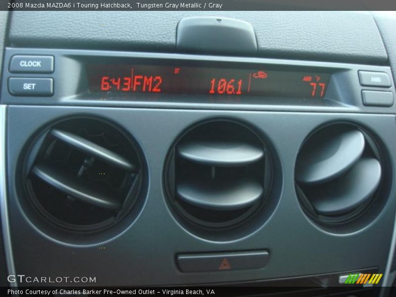 Tungsten Gray Metallic / Gray 2008 Mazda MAZDA6 i Touring Hatchback