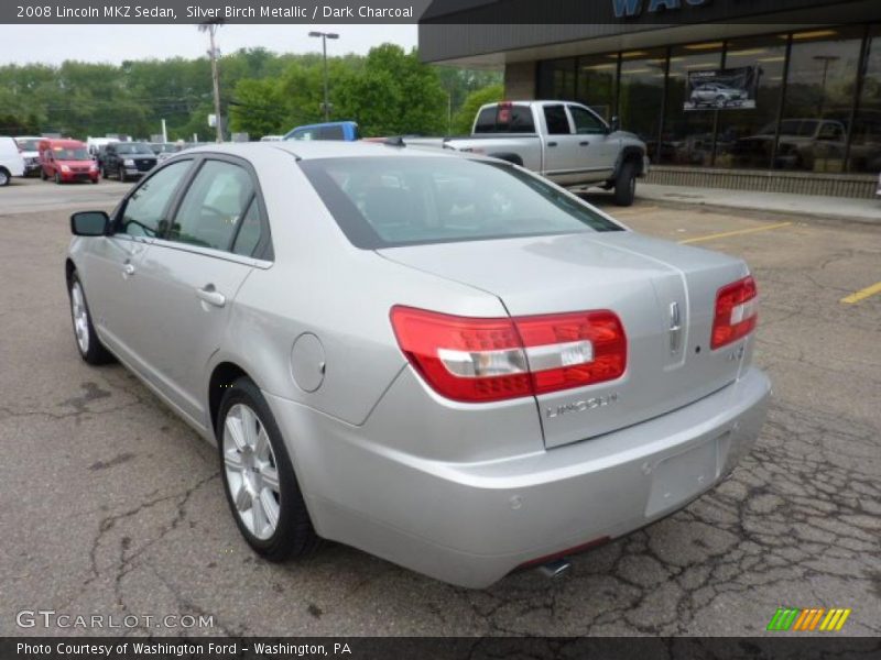 Silver Birch Metallic / Dark Charcoal 2008 Lincoln MKZ Sedan
