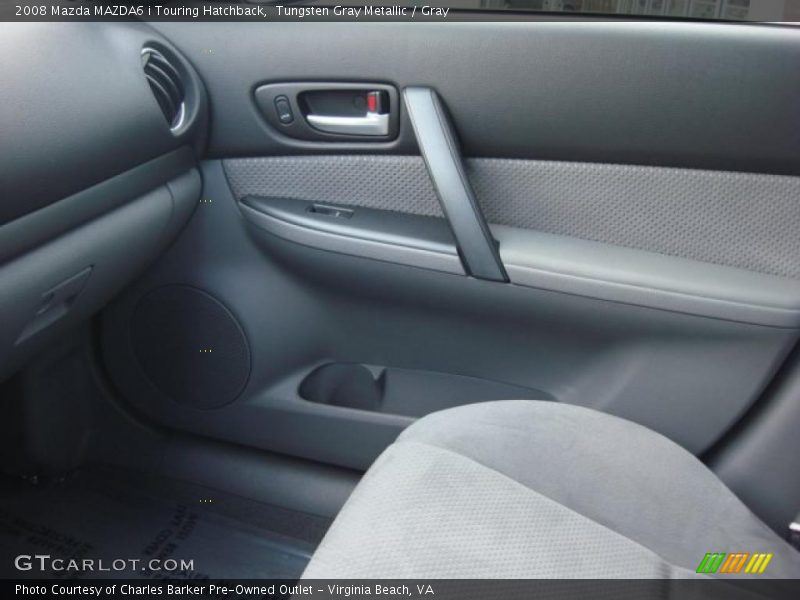 Tungsten Gray Metallic / Gray 2008 Mazda MAZDA6 i Touring Hatchback