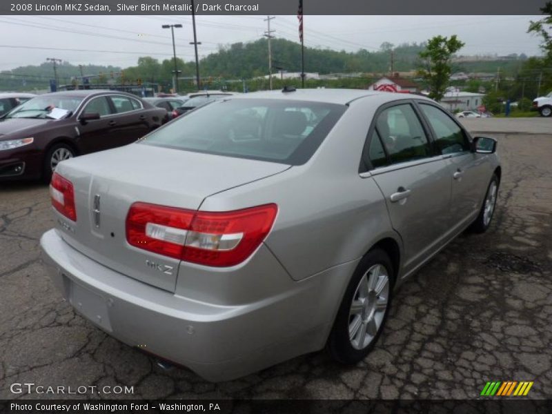 Silver Birch Metallic / Dark Charcoal 2008 Lincoln MKZ Sedan