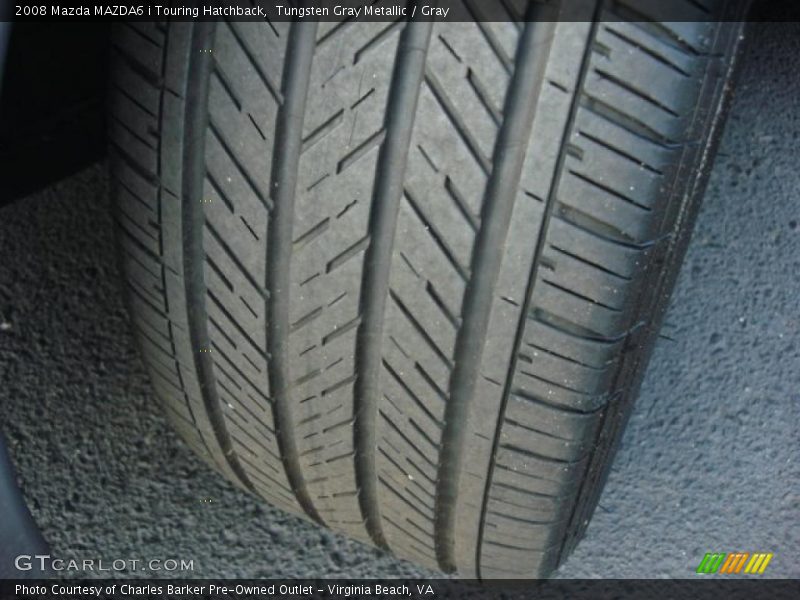 Tungsten Gray Metallic / Gray 2008 Mazda MAZDA6 i Touring Hatchback