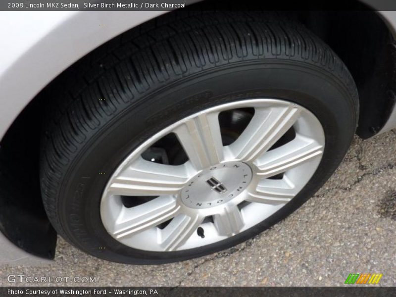Silver Birch Metallic / Dark Charcoal 2008 Lincoln MKZ Sedan