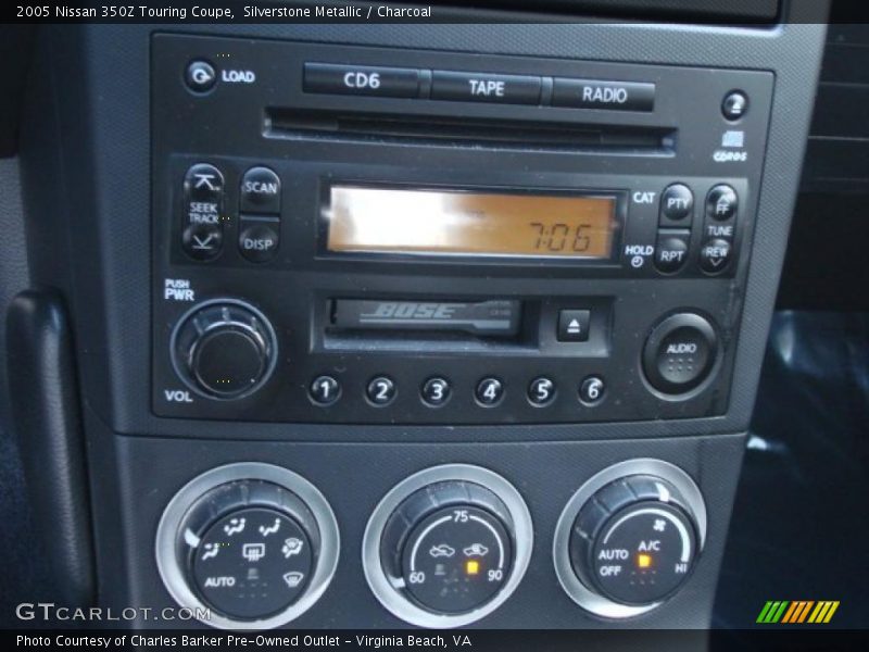 Controls of 2005 350Z Touring Coupe