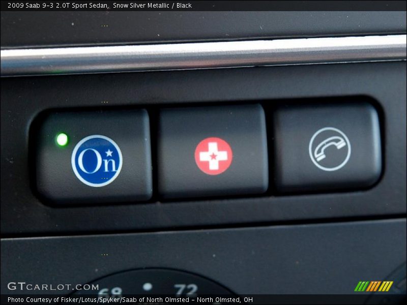 Controls of 2009 9-3 2.0T Sport Sedan