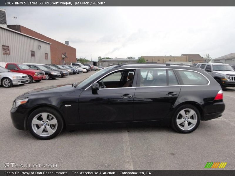 Jet Black / Auburn 2007 BMW 5 Series 530xi Sport Wagon