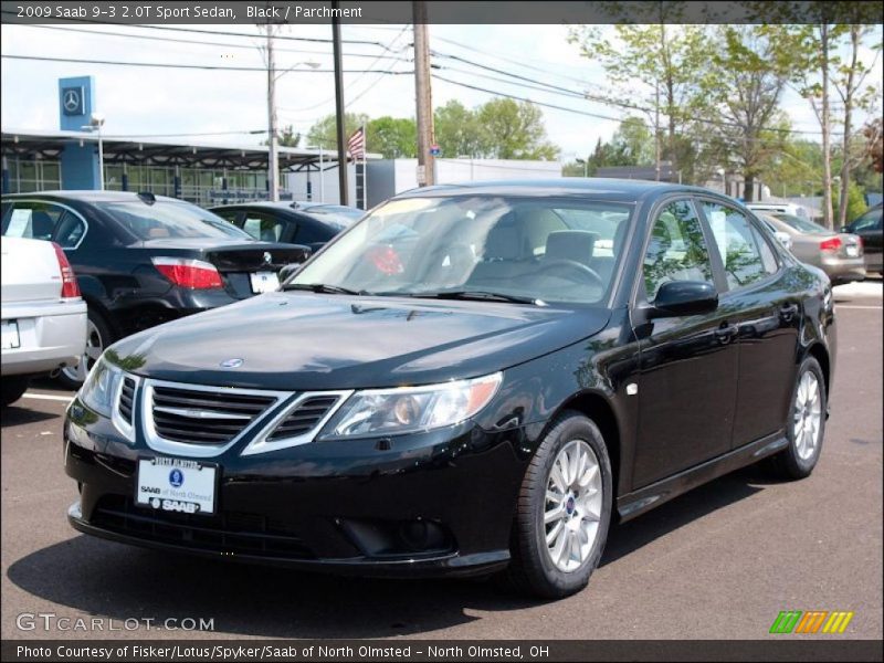 Front 3/4 View of 2009 9-3 2.0T Sport Sedan