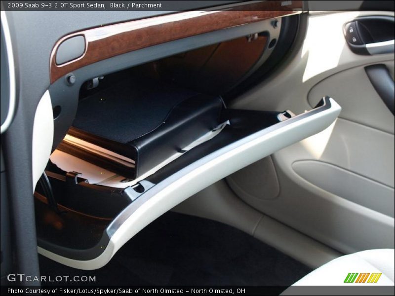 Black / Parchment 2009 Saab 9-3 2.0T Sport Sedan