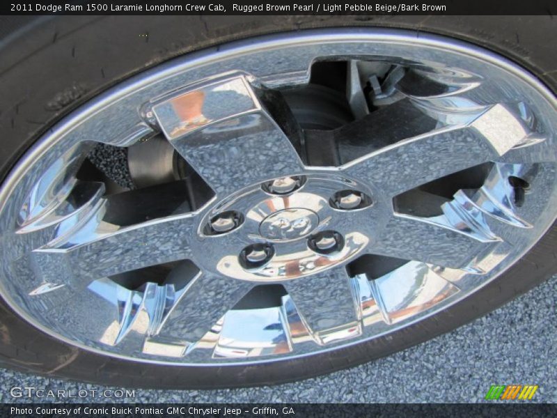 Rugged Brown Pearl / Light Pebble Beige/Bark Brown 2011 Dodge Ram 1500 Laramie Longhorn Crew Cab