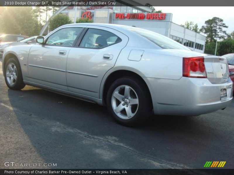 Bright Silver Metallic / Dark Slate Gray 2010 Dodge Charger SXT