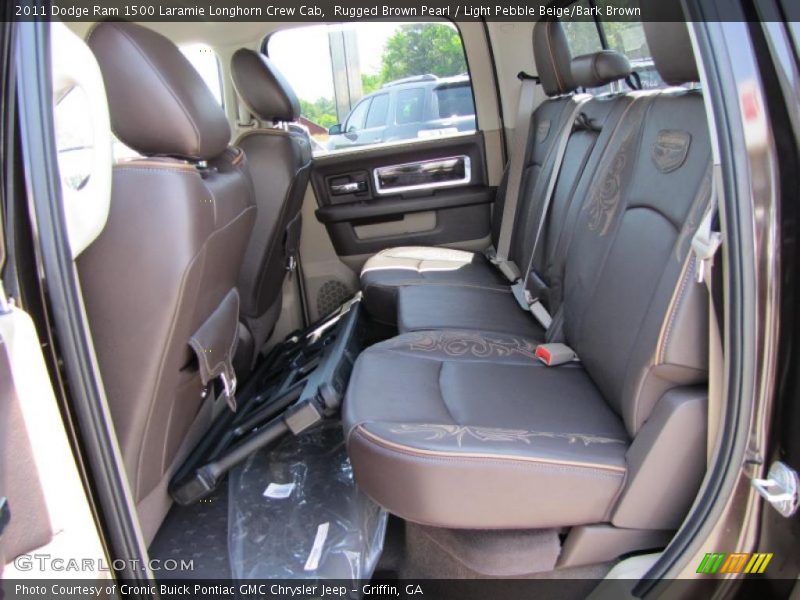 Rugged Brown Pearl / Light Pebble Beige/Bark Brown 2011 Dodge Ram 1500 Laramie Longhorn Crew Cab