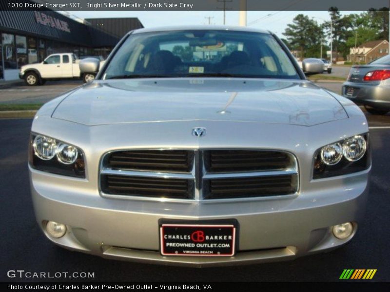 Bright Silver Metallic / Dark Slate Gray 2010 Dodge Charger SXT