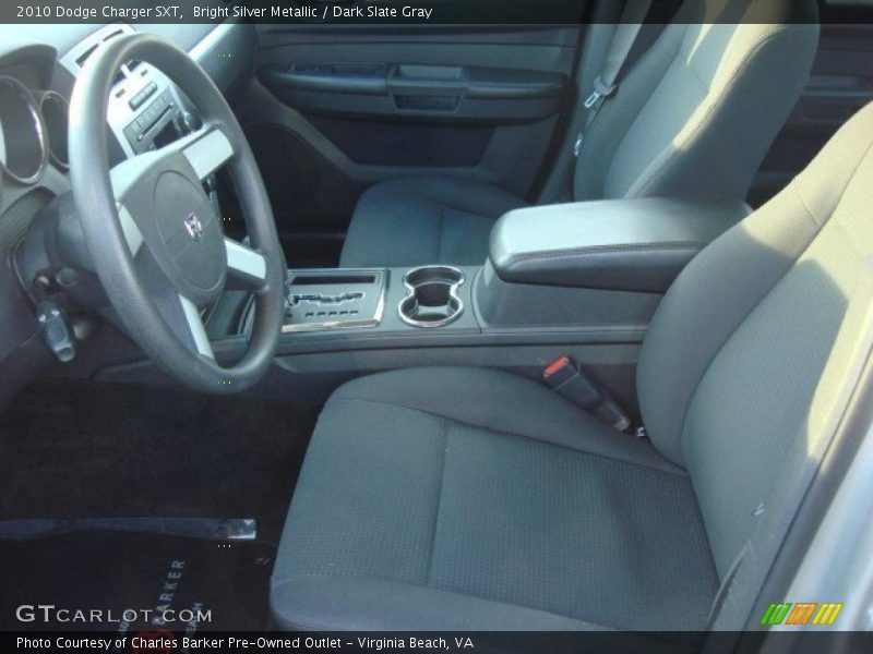 Bright Silver Metallic / Dark Slate Gray 2010 Dodge Charger SXT