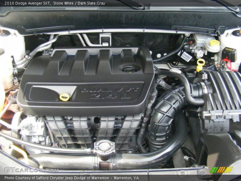 Stone White / Dark Slate Gray 2010 Dodge Avenger SXT