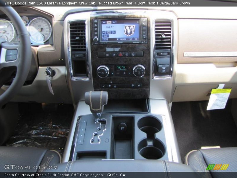Rugged Brown Pearl / Light Pebble Beige/Bark Brown 2011 Dodge Ram 1500 Laramie Longhorn Crew Cab