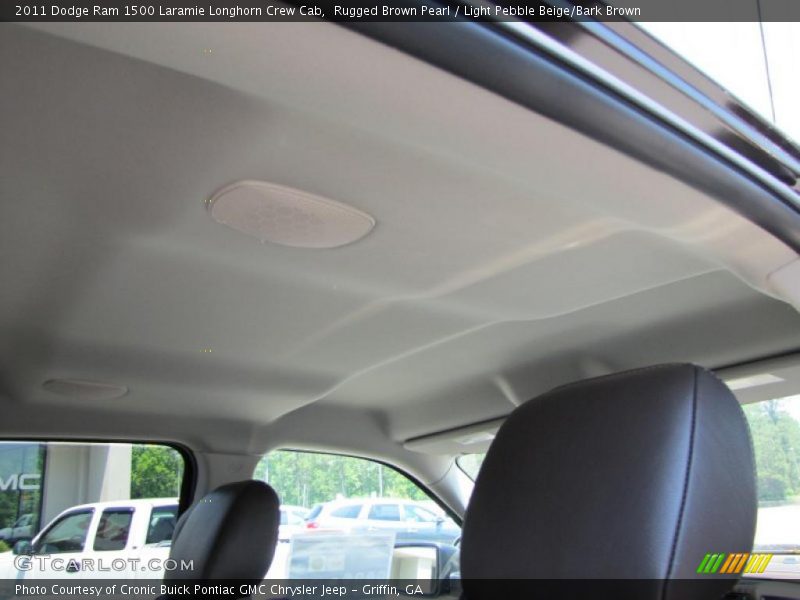 Rugged Brown Pearl / Light Pebble Beige/Bark Brown 2011 Dodge Ram 1500 Laramie Longhorn Crew Cab